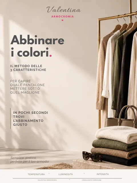 Copertina della guida Abbinare i colori, il metodo delle 3 caratteristiche