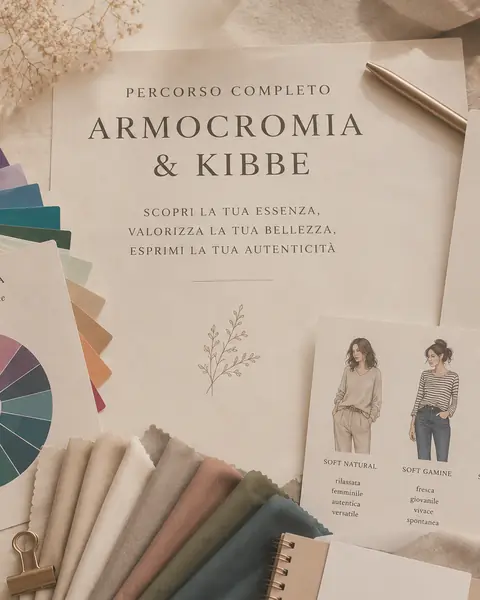 Materiali del percorso completo di armocromia e Kibbe